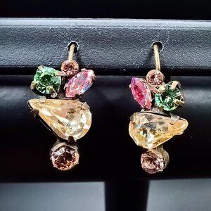 Vintage Sorrelli crystal drop earrings